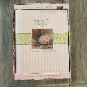 NWT Keepsake Journal Memories of a Mothers Heart Spiral Book - Great Gift